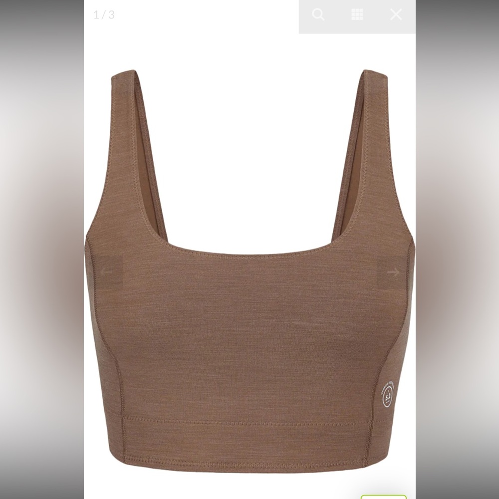 NATURAL FLOW CROP TANK - WOMEN'S ALLBIRDS size M